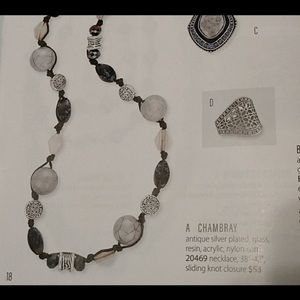 Premier Designs “Chambray" necklace